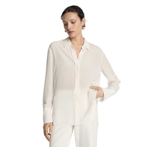 Veronika Maine Silk Relaxed Shirt